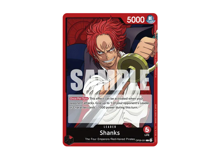Shanks L [OP09-001] [EN] (Booster Pack "Emperors in the New World")