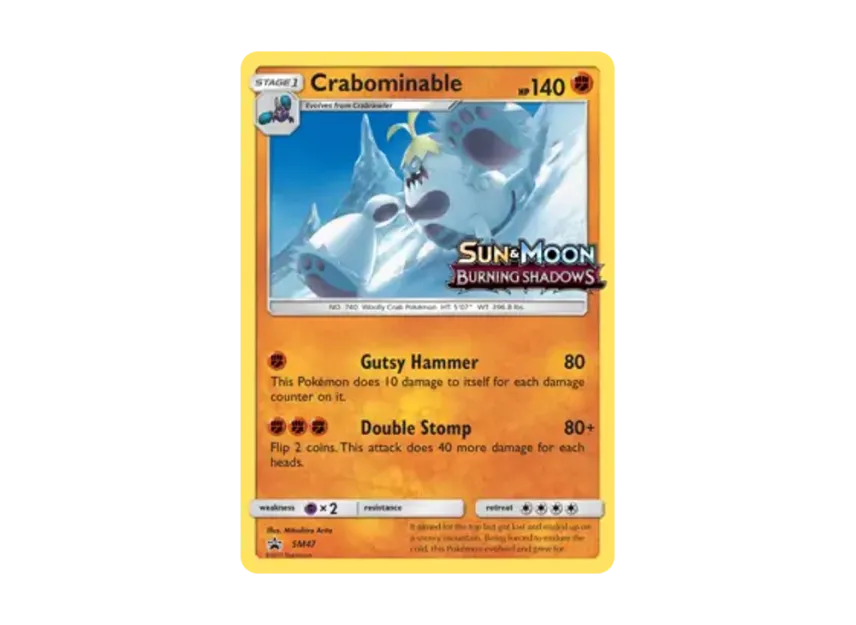 Crabominable P [SM47] (Sun & Moon "Promotional Card")