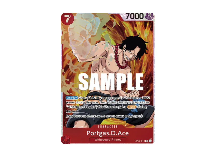 Portgas.D.Ace SR [OP02-013] [EN] (Booster Pack "Paramount War")
