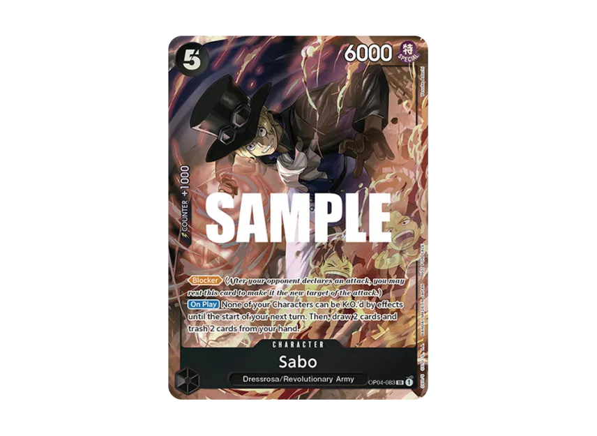 Sabo SR [OP04-083] [EN] (Promotional Card "Winner prize for Sealed Battle 2023 Vol.1")