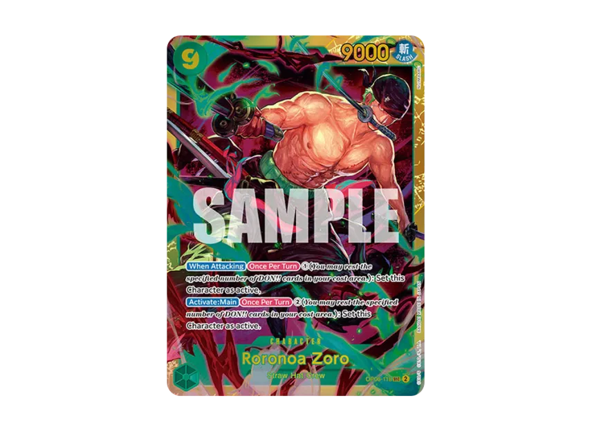 Roronoa Zoro SEC [OP06-118] [EN] (Booster Pack "Wings Of The Captain")