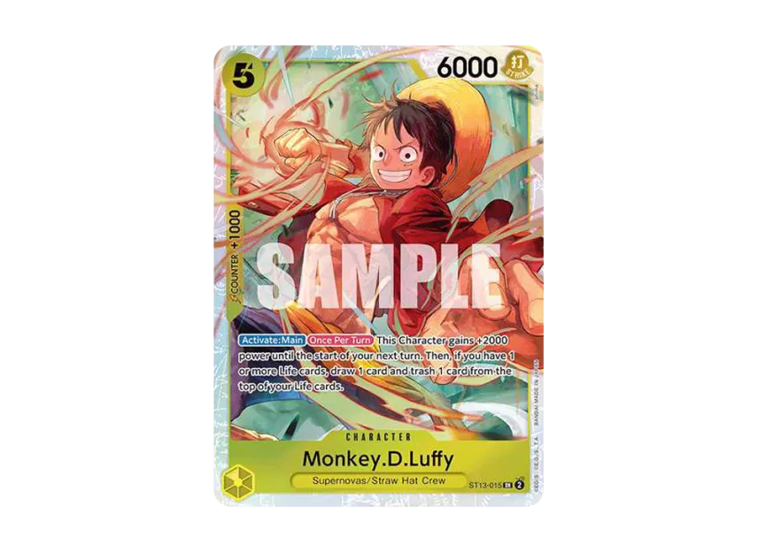 Monkey.D.Luffy SR [ST13-015] [EN] (Ultra DecK "The Three Brothers")