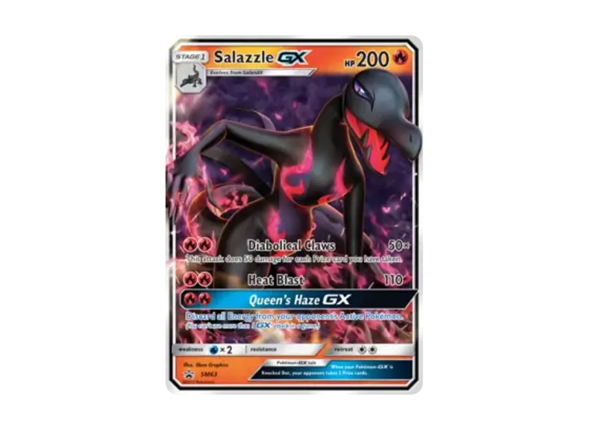 Salazzle GX P [SM63] (Sun & Moon "Promotional Card")