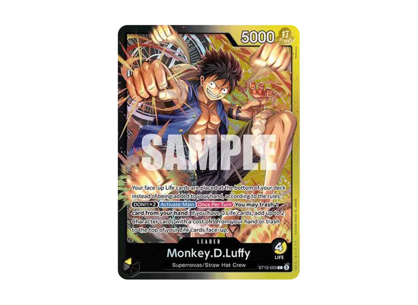 Monkey.D.Luffy L [ST13-003] [EN] (Ultra DecK "The Three Brothers")