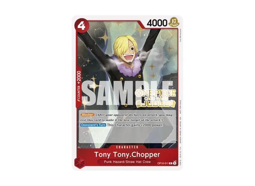 Tony Tony.Chopper R [OP10-011] [EN] (Promotional Card "Judge Pack Vol.6")