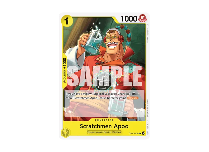 Scratchmen Apoo C [OP10-108] [EN] (Booster Pack "Royal Blood")