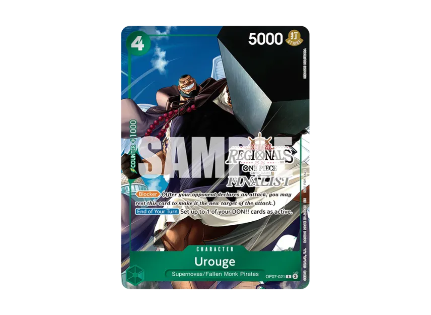 Urouge R [OP07-021] [EN] (Promotional Card "Offline Regional Finalist Card Set 25-26 Season 1")