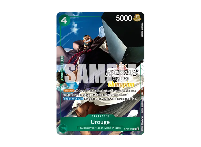 Urouge R [OP07-021] [EN] (Promotional Card "Offline Regional Champion Card Set 25-26 Season 1")