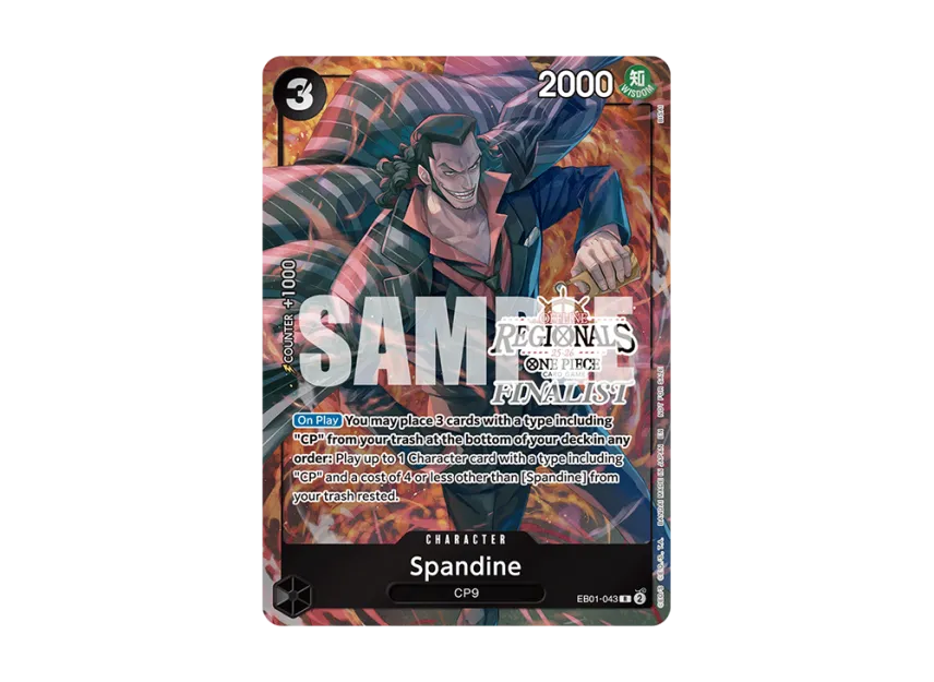 Spandine R [EB01-043] [EN] (Promotional Card "Offline Regional Finalist Card Set 25-26 Season 1")