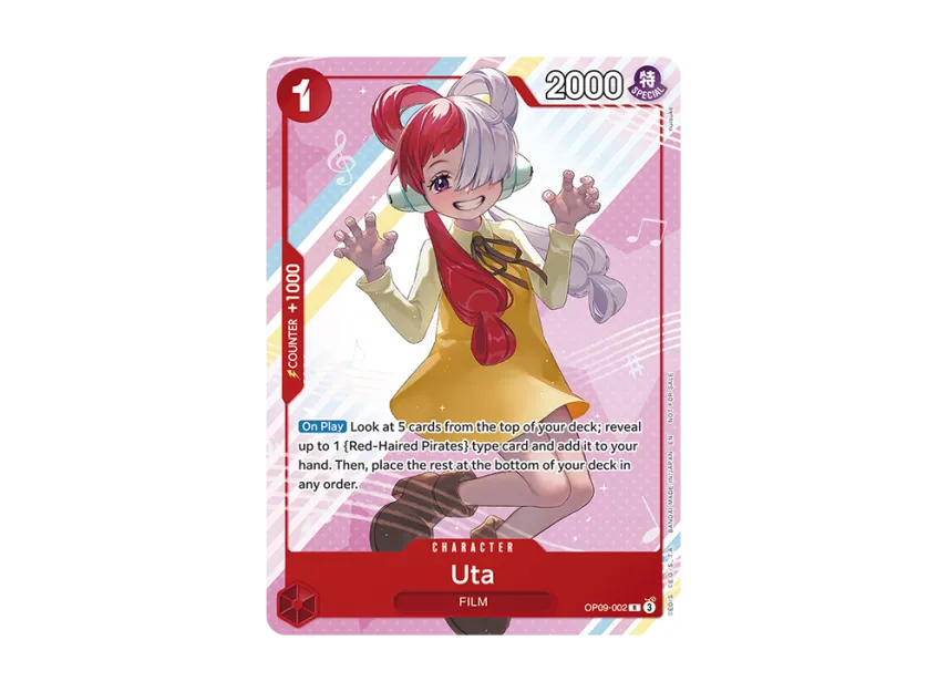 Uta R [OP09-002] [EN] (Promotional Card "Welcome Pack Vol.2")