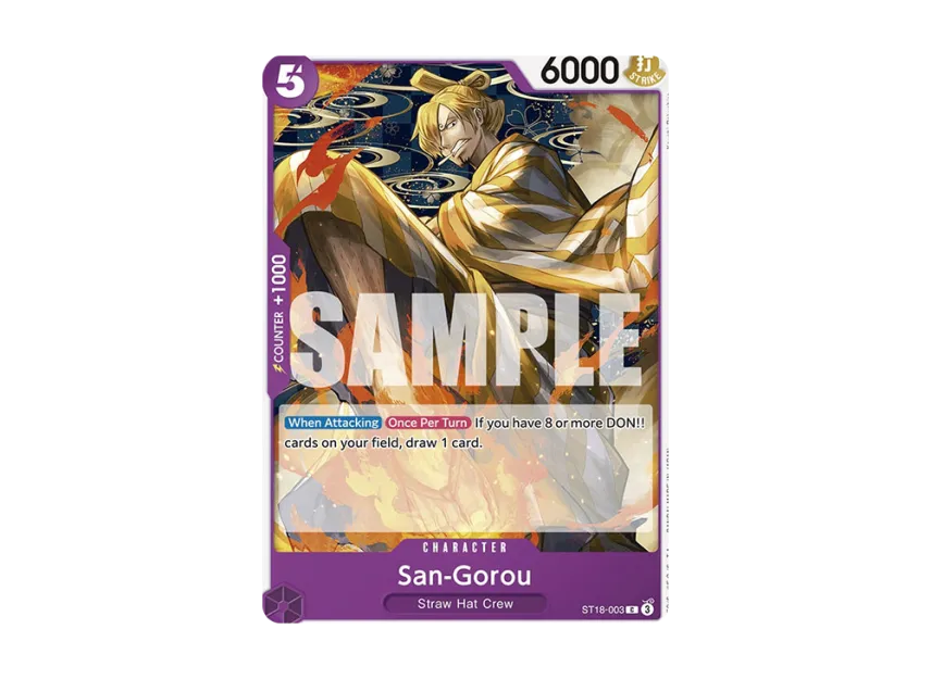 San-Gorou C [ST18-003] [EN] (Start Deck "PURPLE Monkey.D.Luffy")