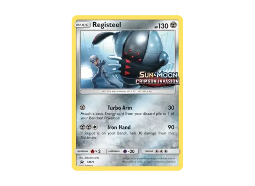 Registeel P [SM75] (Sun & Moon "Promotional Card")