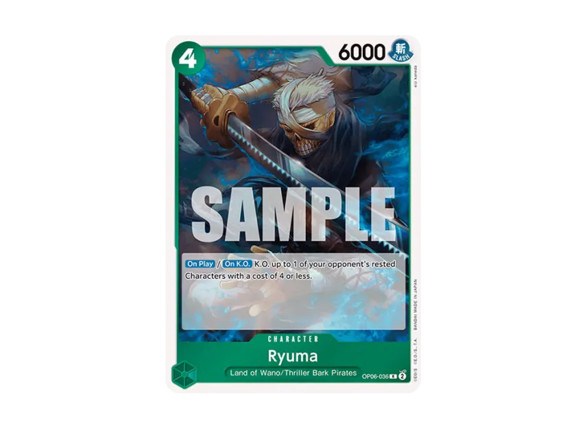 Ryuma R [OP06-036] [EN] (Booster Pack "Wings Of The Captain")