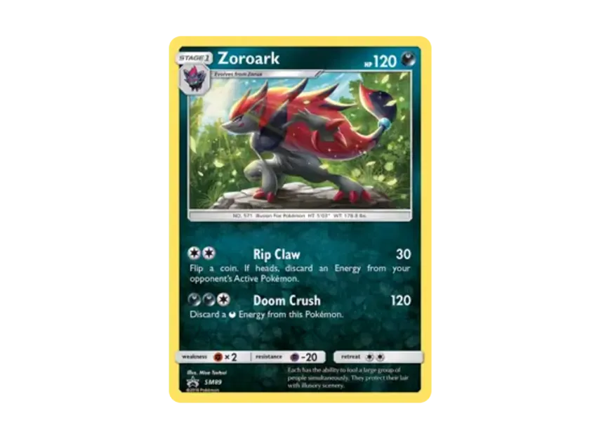 Zoroark P [SM89] (Sun & Moon "Promotional Card")