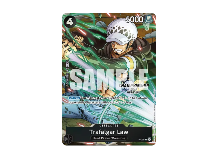 Trafalgar Law P [P-038] [EN] (Promotional Card "Championship 2024 Event Pack Finalist Ver.")