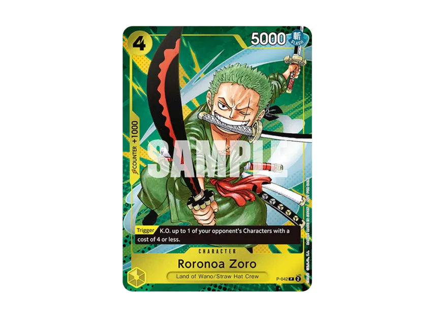 Roronoa Zoro P [P-042] [EN] (Promotional Card "Event Pack Vol. 3")