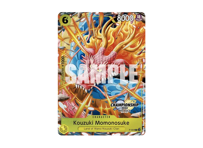 Kouzuki Momonosuke P [P-064] [EN] (Promotional Card "Championship 2024 Event Pack Finalist Ver.")