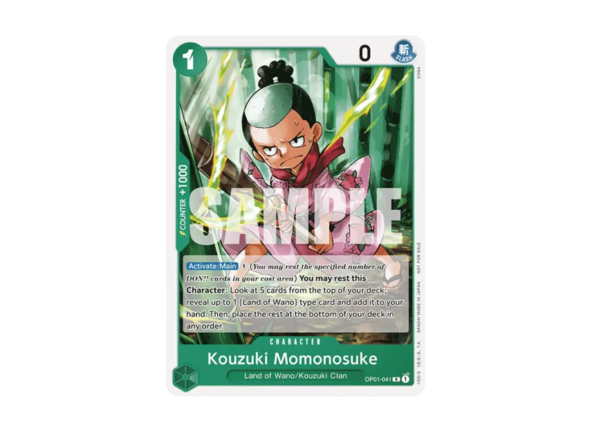 Kouzuki Momonosuke R [OP01-041] [EN] (Promotional Card "Tournament Pack Vol.7")