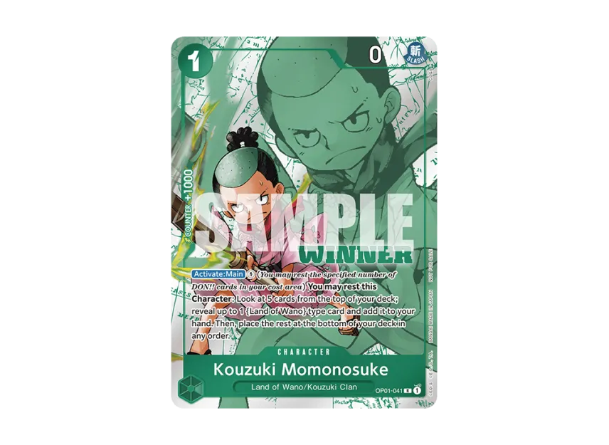 Kouzuki Momonosuke R [OP01-041] [EN] (Promotional Card "Tournament Pack Vol.7 -Winner-")