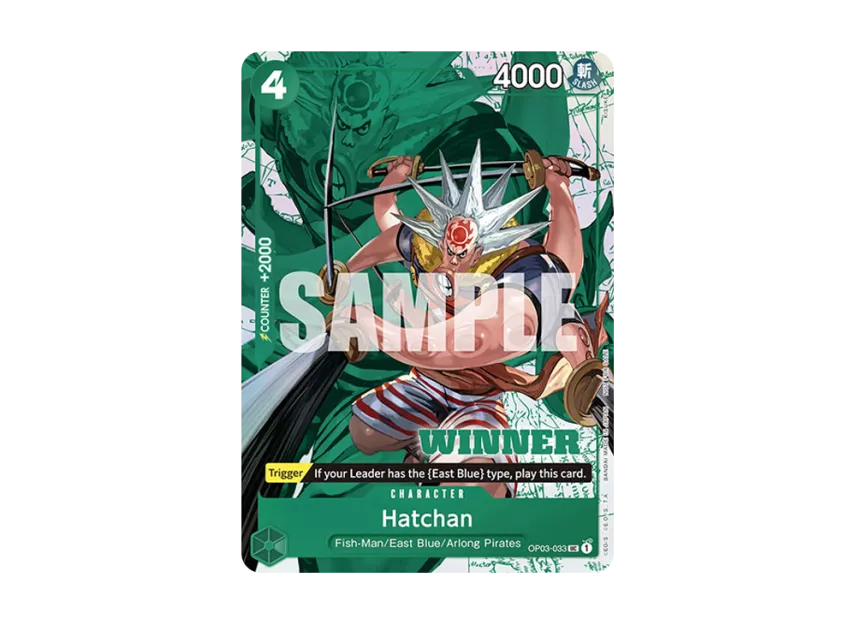 Hatchan UC [OP03-033] [EN] (Promotional Card "Tournament Pack Vol.6 -Winner-")