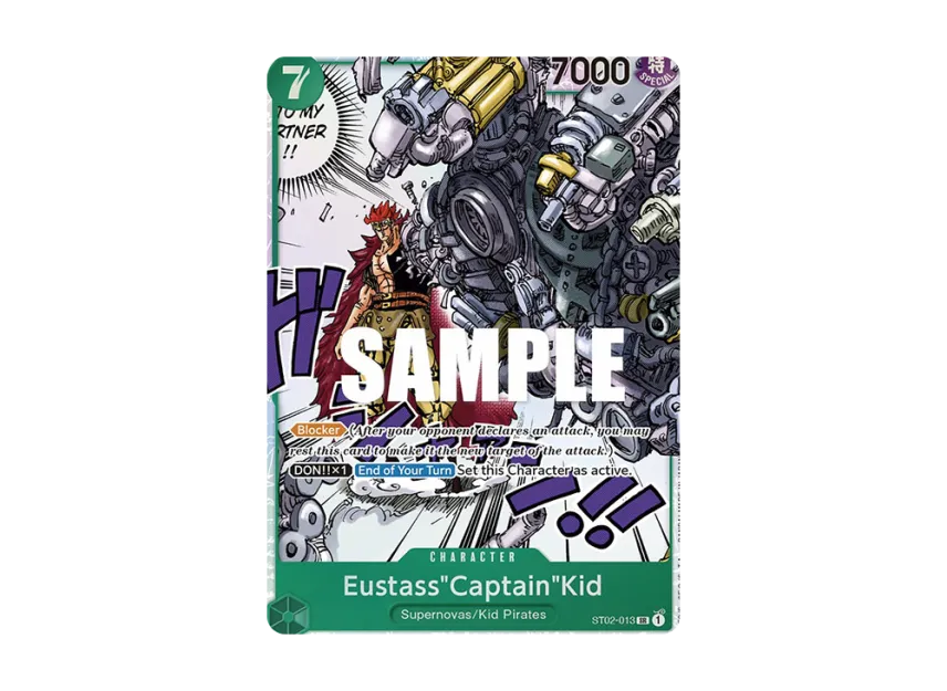 Eustass"Captain"Kid SR [ST02-013] [EN] (Start Deck "Worst Generation")