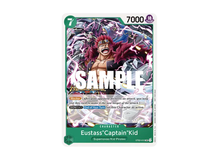 Eustass"Captain"Kid SR [ST02-013] [EN] (Promotional Card "Tournament Pack Vol.5")