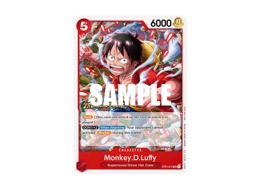 Monkey.D.Luffy SR [ST01-012] [EN] (Promotional Card "Tournament Pack Vol.5")
