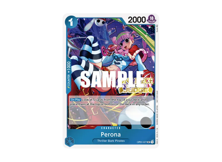 Perona UC [OP01-077] [EN] (Promotional Card "Judge Pack Vol.2")