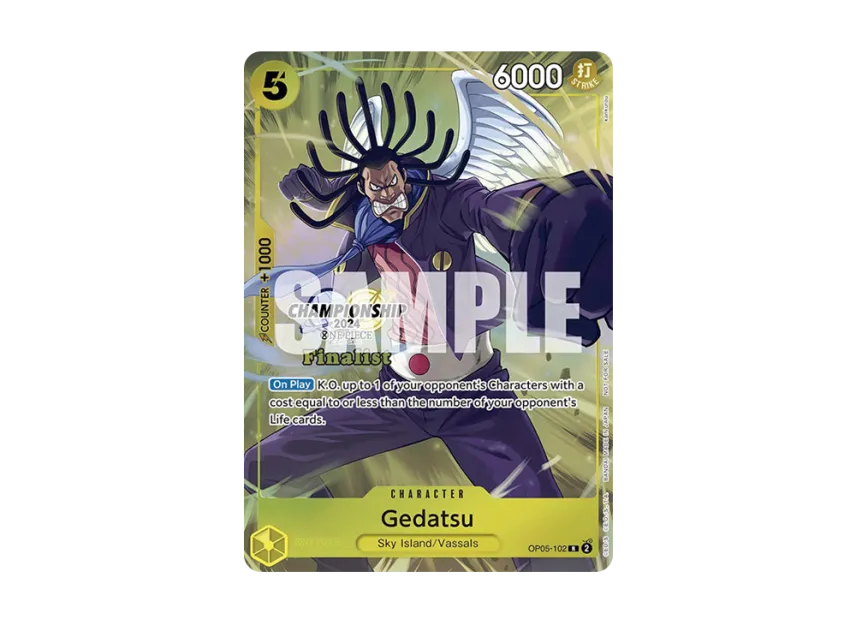 Gedatsu R [OP05-102] [EN] (Promotional Card "Championship 2024 Finalist Card Set")