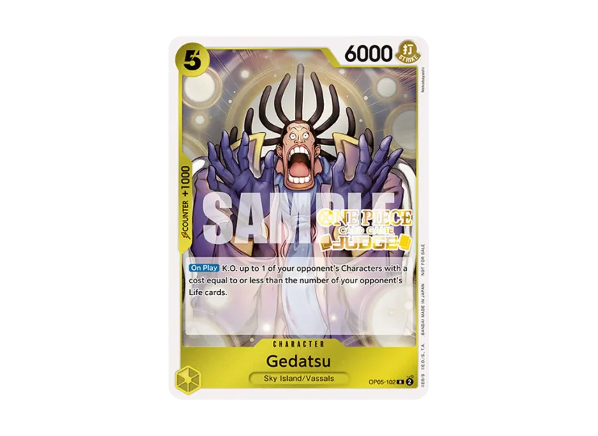 Gedatsu R [OP05-102] [EN] (Promotional Card "Judge Pack Vol.3")