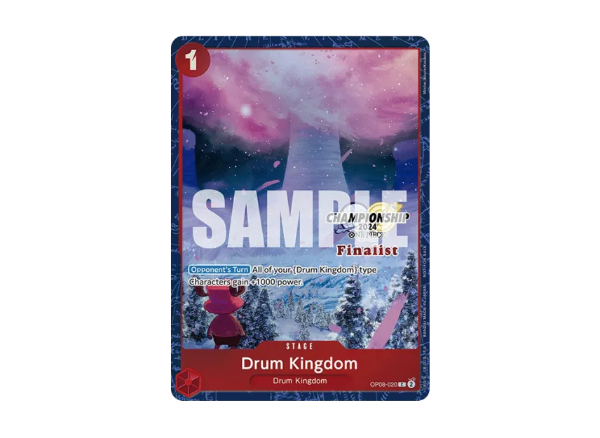 Drum Kingdom C [OP08-020] [EN] (Promotional Card "Championship 2024 Finalist Card Set")
