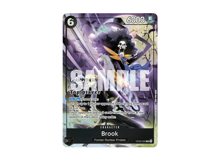 Brook R [OP06-092] [EN] (Promotional Card "Championship 2024 Top Player Pack")