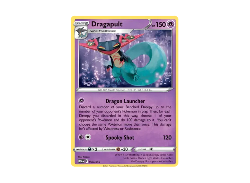 Dragapult [M24 006/015] [EN] (Scarlet & Violet "Mcdonald's 2025 Dragon Discovery")