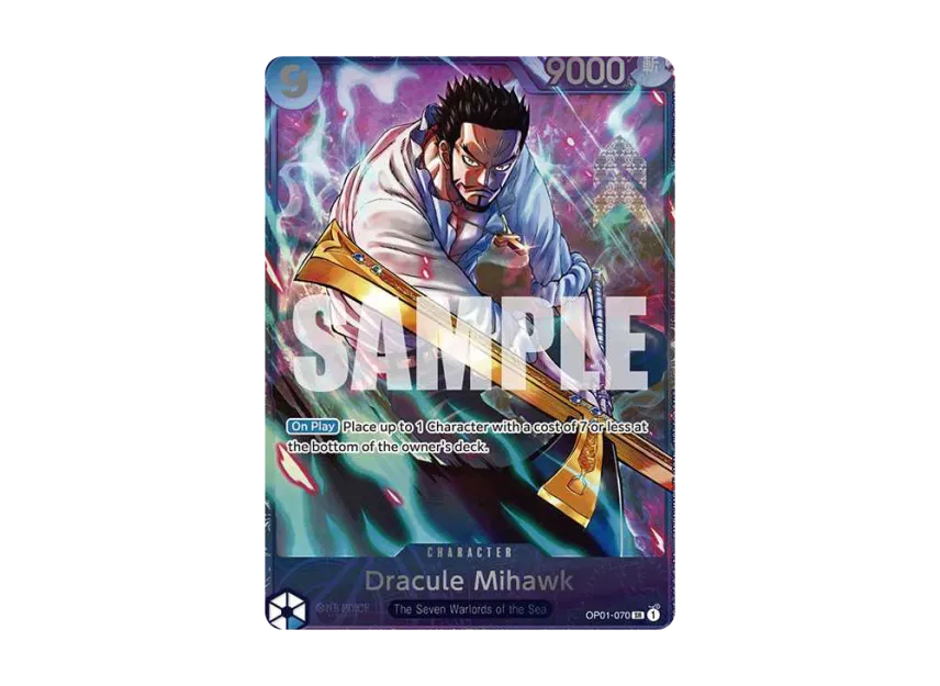 Dracule Mihawk SR [OP01-070] [EN] (Promotional Card "Treasure Cup TOP 8")