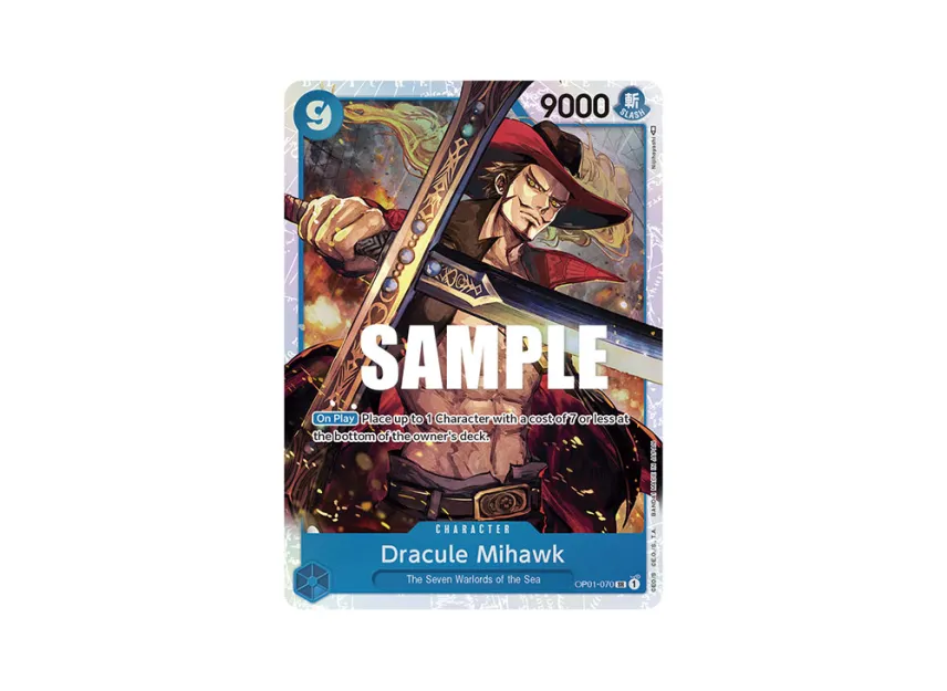 Dracule Mihawk SR [OP01-070] [EN] (Booster Pack "ROMANCE DAWN")