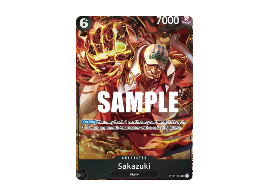 Sakazuki SR-P [OP02-099] [EN] (Booster Pack "Paramount War")