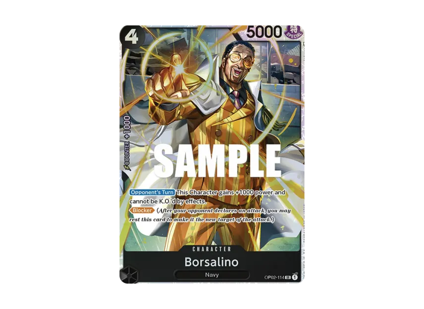 Borsalino SR [OP02-114] [EN] (Booster Pack "Paramount War")