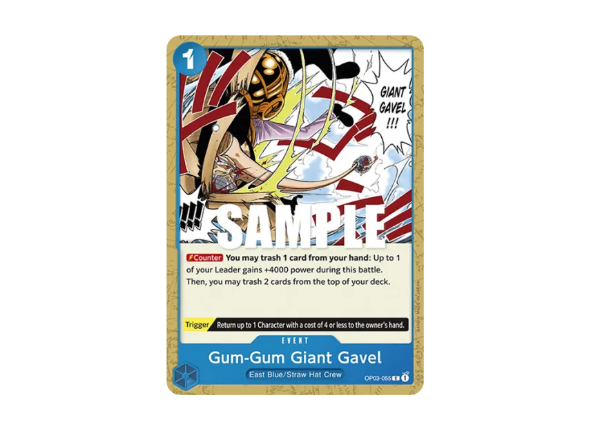 Gum-Gum Giant Gavel C [OP03-055] [EN] (Booster Pack "Pillars Of Strength")