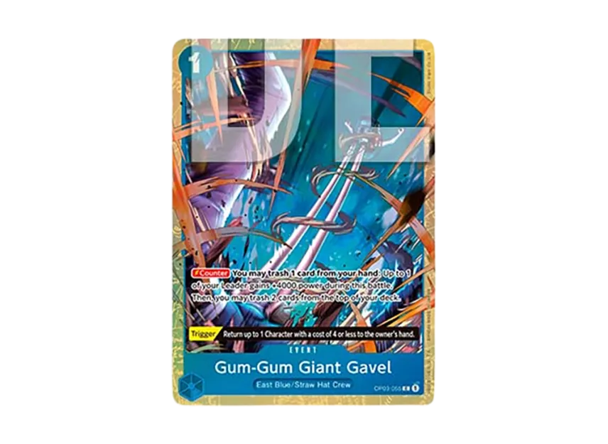 Gum-Gum Giant Gavel C [OP03-055] [EN] (Premium Card Collection "Best Selection Vol.2")