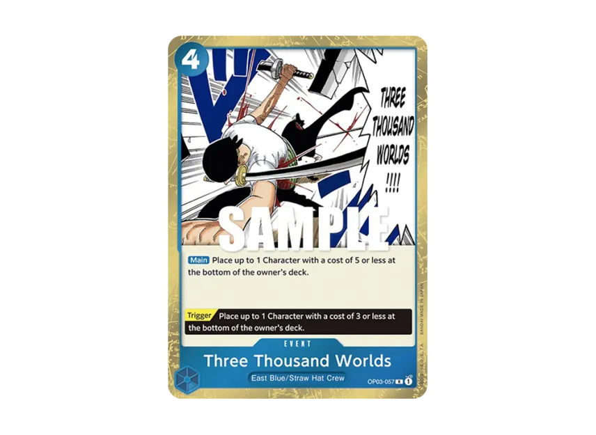 Three Thousand Worlds R [OP03-057] [EN] (Booster Pack "Pillars Of Strength")