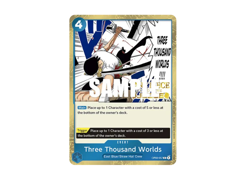 Three Thousand Worlds R [OP03-057] [EN] (Promotional Card "Judge Pack Vol.2")