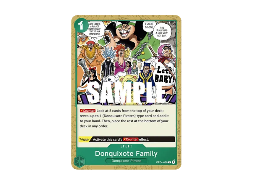 Donquixote Family C [OP04-036] [EN] (Booster Pack "Kingdoms Of Intrigue")