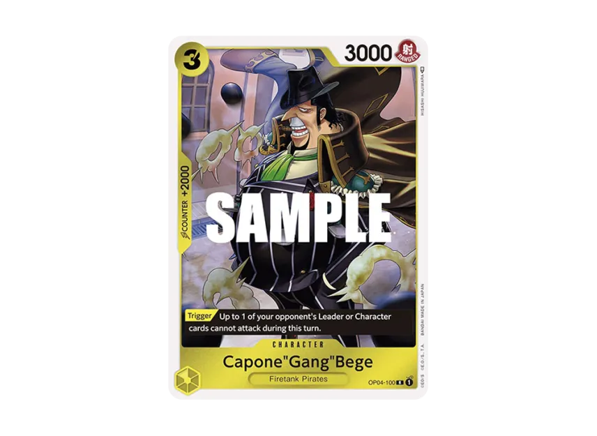Capone"Gang"Bege R [OP04-100] [EN] (Booster Pack "Kingdoms Of Intrigue")