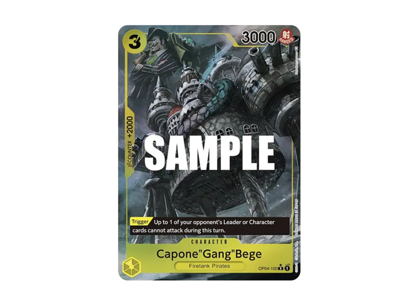 Capone"Gang"Bege R-P [OP04-100] [EN] (Booster Pack "Kingdoms Of Intrigue")