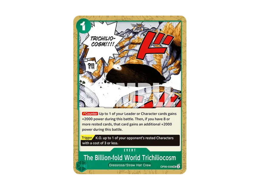 The Billion-fold World Trichiliocosm UC [OP06-038] [EN] (Booster Pack "Wings Of The Captain")