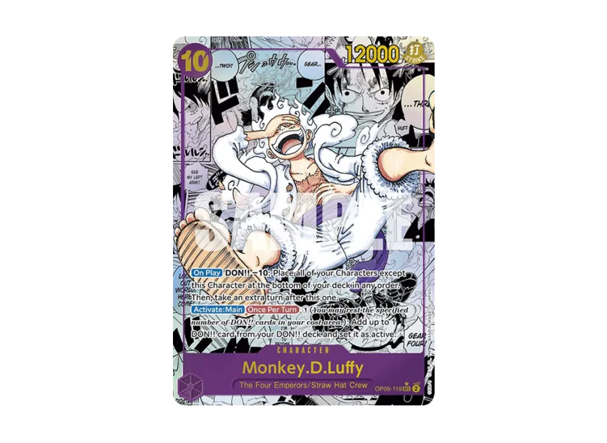Trafalgar Law SR-SP : Comic Parallel [OP05-069] [EN] (Premium Booster "ONE PIECE CARD THE BEST")