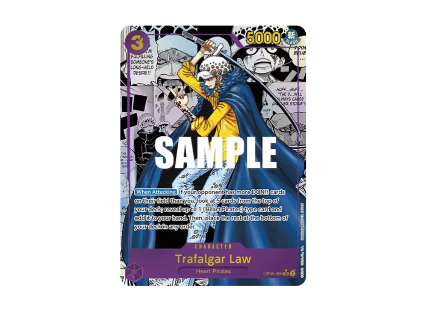 Trafalgar Law SR-SP : Comic Parallel [OP05-069] [EN] (Booster Pack "Awakening Of The New Era")