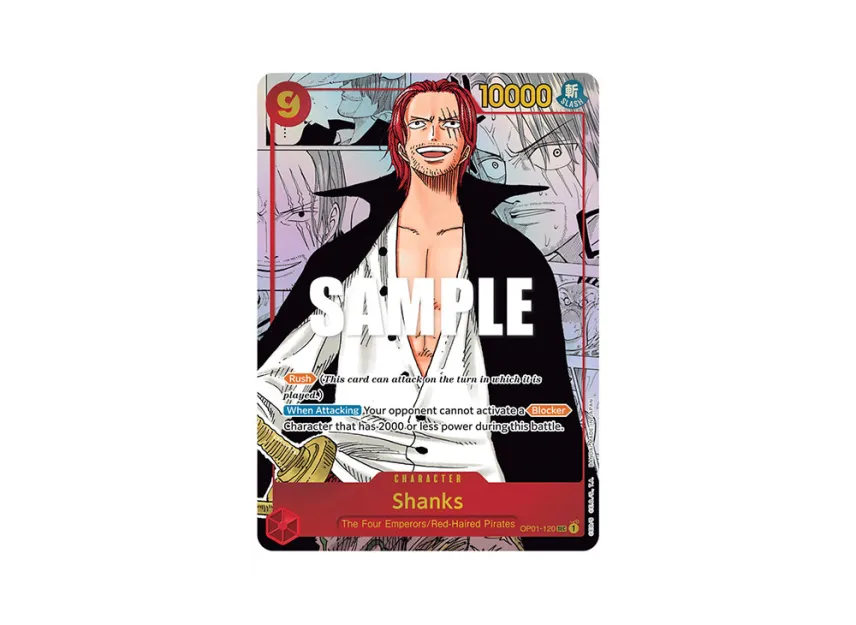 Shanks SEC-SP : Comic Parallel [OP01-120] [EN] (Booster Pack "ROMANCE DAWN")