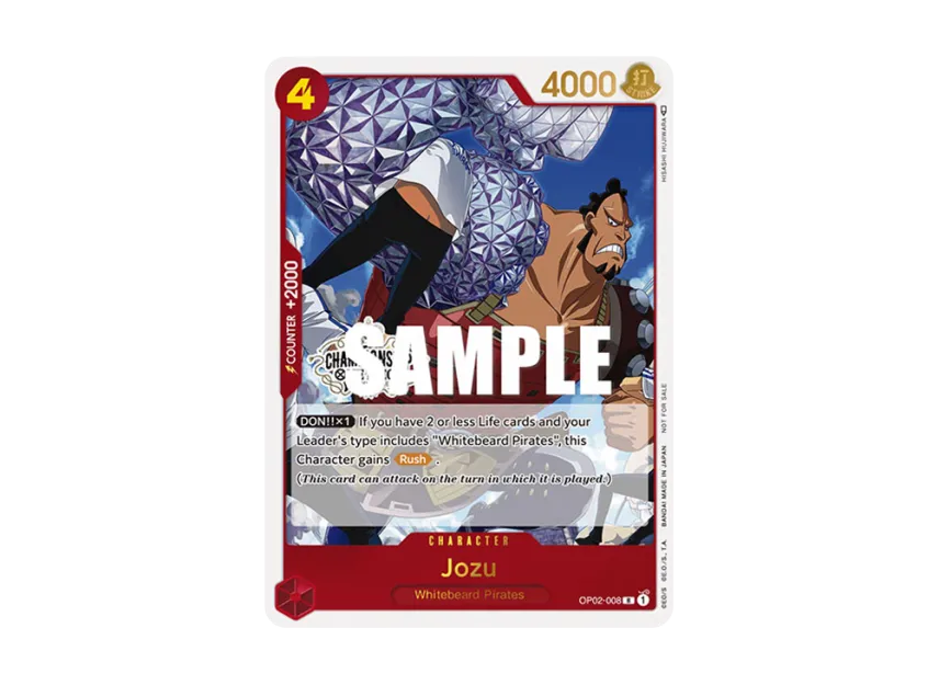 Jozu R [OP02-008] [EN] (Promotional Card "Championship 2023 Store Championship Participation Pack vol.2")