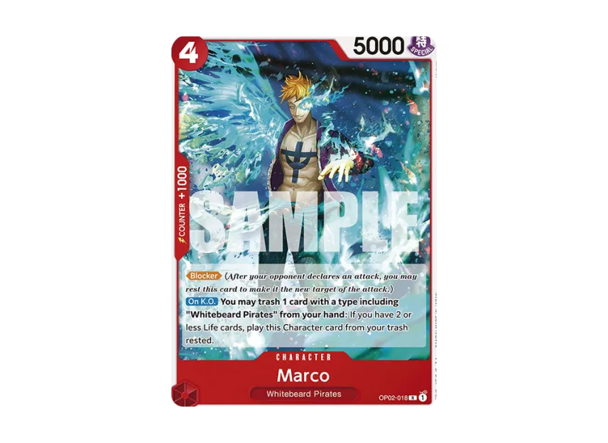Marco R [OP02-018] [EN] (Start Deck "RED Edward.Newgate")